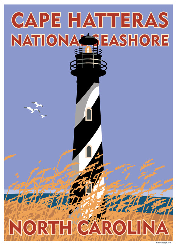Cape Hatteras Art Print – Linnea Design