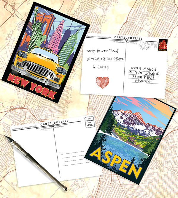 Travel Postcard Calendars