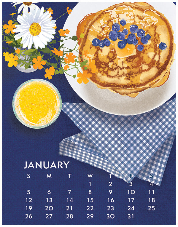 bonnae poster calendar ボンネ ポスター カレンダー 2025 Poster Calendar – Linnea Design